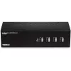 KVM-lüliti Trendnet TK-440DP Must Hõbedane