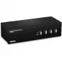 KVM-lüliti Trendnet TK-440DP Must Hõbedane