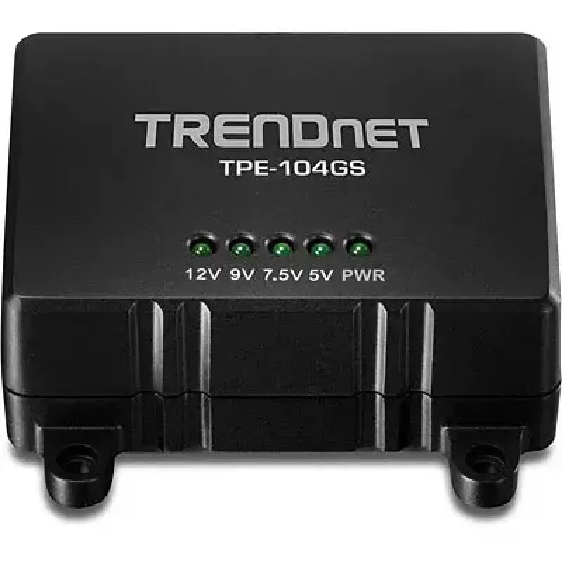 Võrgujagur Trendnet TPE-104GS Must Power over Ethernet PoE