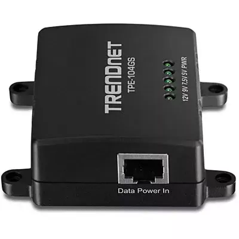 Võrgujagur Trendnet TPE-104GS Must Power over Ethernet PoE
