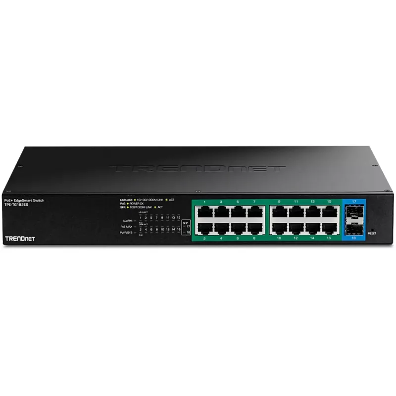Hallatav lüliti Trendnet TPE-TG182ES 16 porti Gigabit Ethernet PoE
