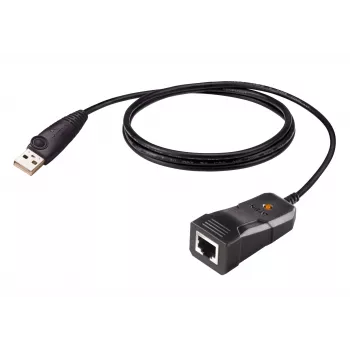 ATEN UC232BF jadakaabel Must 1,2 m USB tüüp-A RJ-45