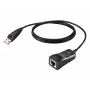 ATEN UC232BF jadakaabel Must 1,2 m USB tüüp-A RJ-45