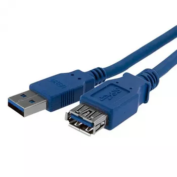 StarTech.com 1 m sinine SuperSpeed USB 3.0 pikenduskaabel A–A – isane/emane