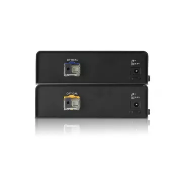 ATEN HDMI heli-/videopikendaja + IR + RS232 ühe fiiberoptilise kaabli kaudu (600 m)