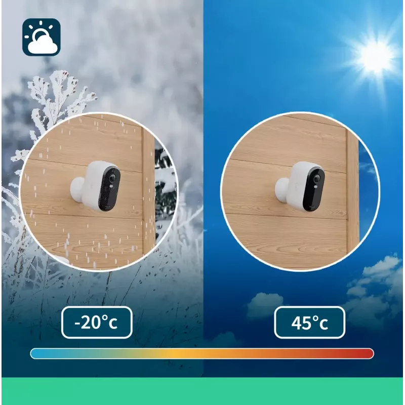 IP turvakaamera Arlo Essential 2K 2560 x 1440 juhtmevaba sise- ja välistingimustesse