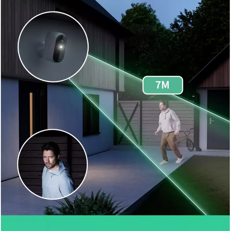 IP turvakaamera Arlo Essential 2K 2560 x 1440 juhtmevaba sise- ja välistingimustesse