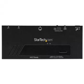 StarTech.com 2 pordi HDMI lüliti automaatse ja prioriteetse lülitusega - 1080p