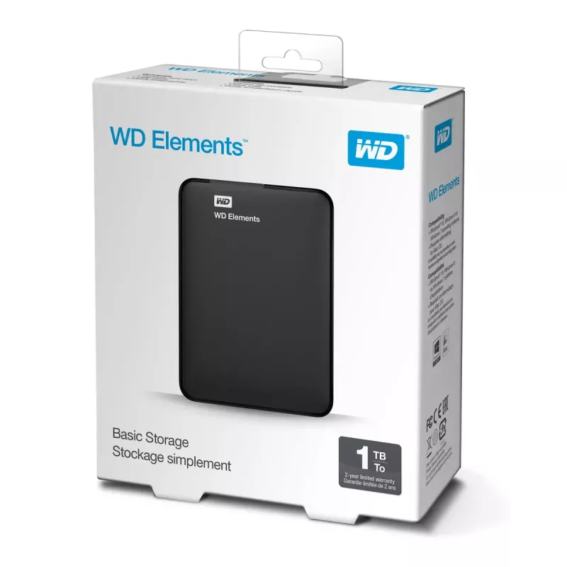 Väline kõvaketas Western Digital 1TB 3.2 Gen 1 WD Elements Portable