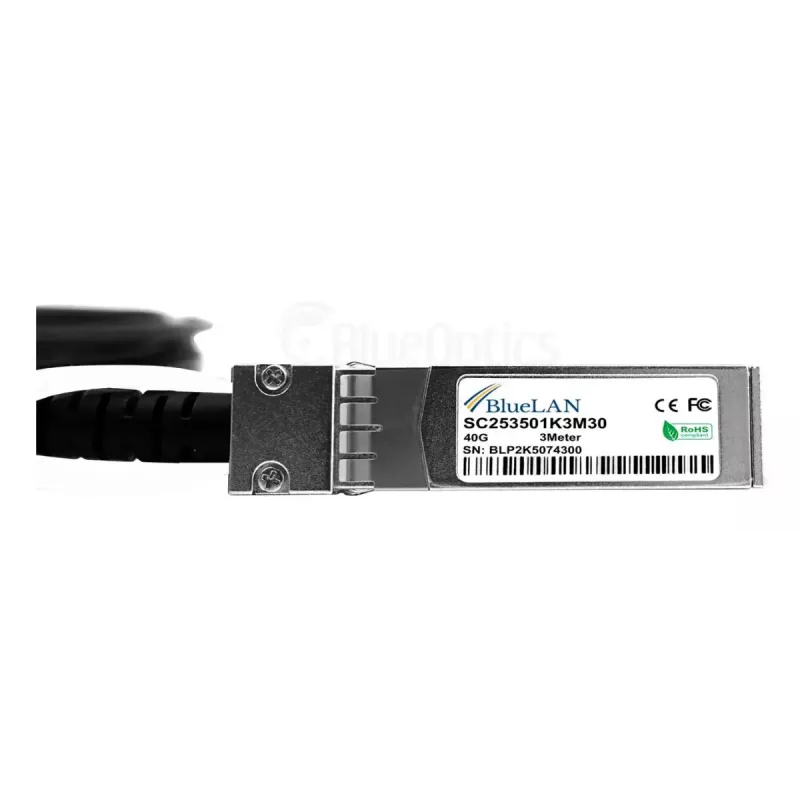 DAC-kaabel BlueOptics X4DACBL3-BL 3m QSFP 4x SFP+ must