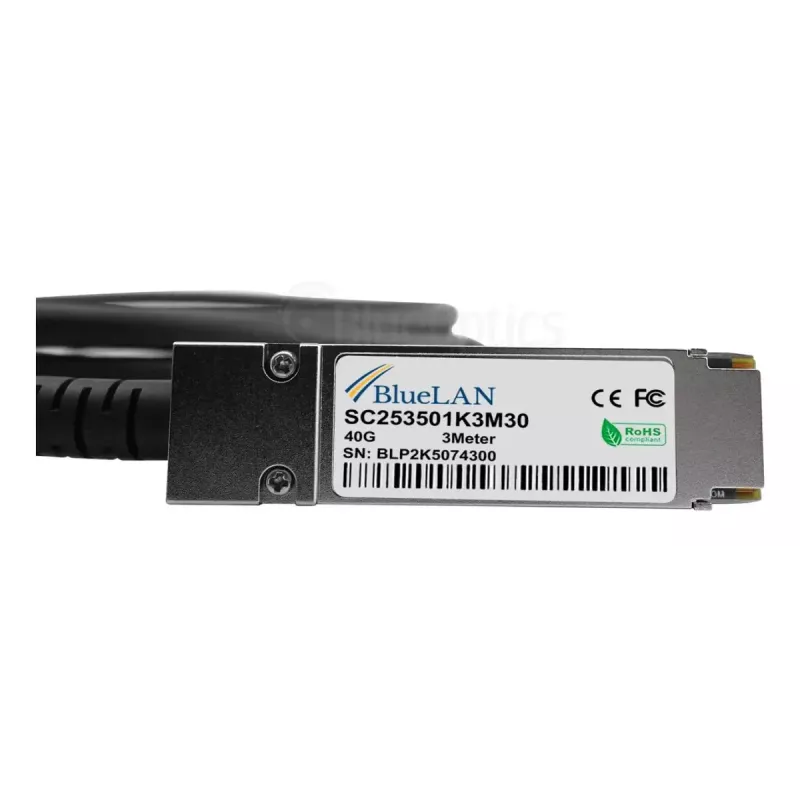 DAC-kaabel BlueOptics X4DACBL3-BL 3m QSFP 4x SFP+ must