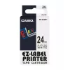 Silditeip Casio XR-24WE1 Must valgel