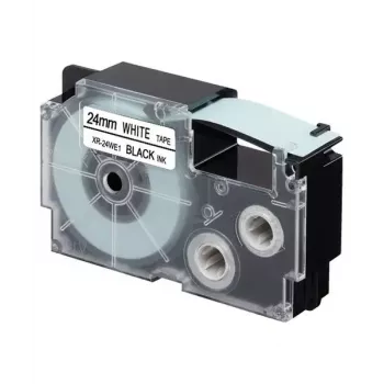 Silditeip Casio XR-24WE1 Must valgel