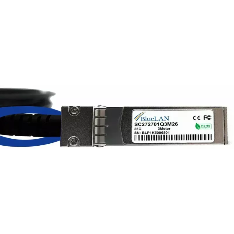 BlueOptics XXVDACBL2M-BL InfiniBand/fiiberoptiline kaabel 2 m SFP28 must