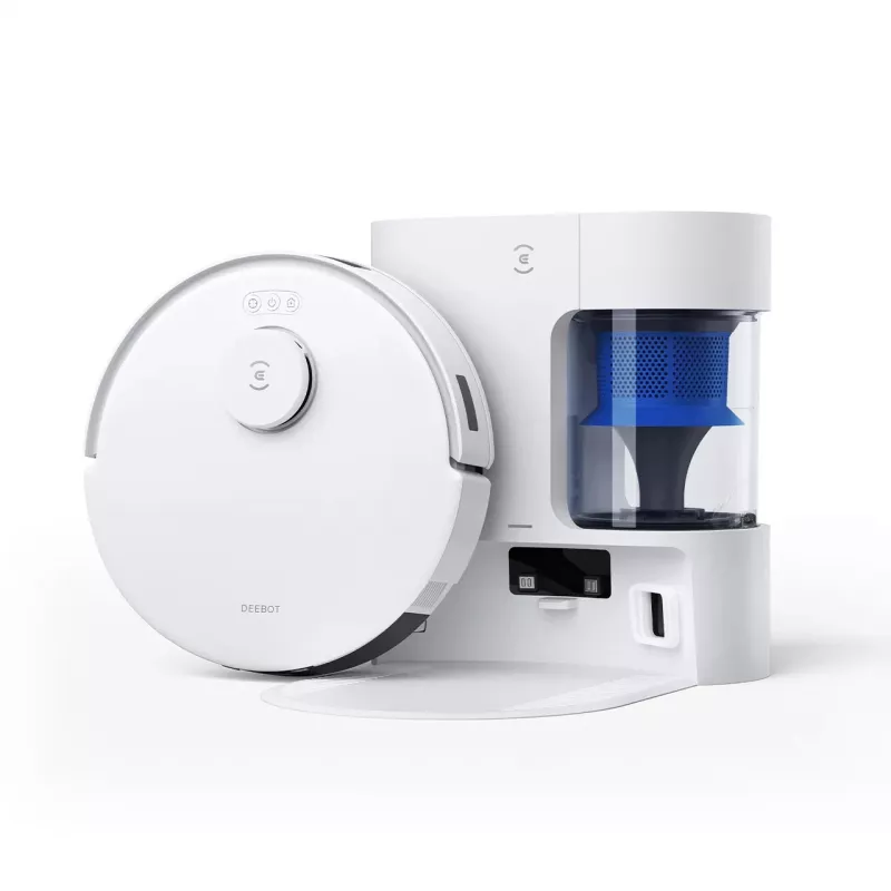 Robot vacuum Ecovacs Deebot N20e PLUS Valge — 2-in-1 vacuuming and mopping