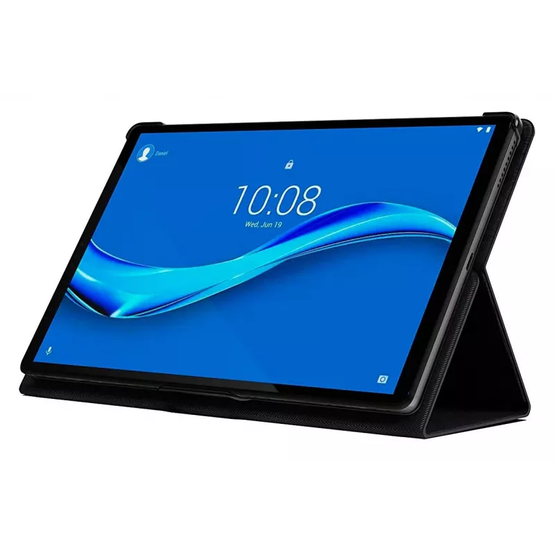 Folio case for Lenovo Tab M10 Plus FHD ZG38C02959 — polüuretaan, sobib 26,2 cm (10,3 tolli) ekraanile, must