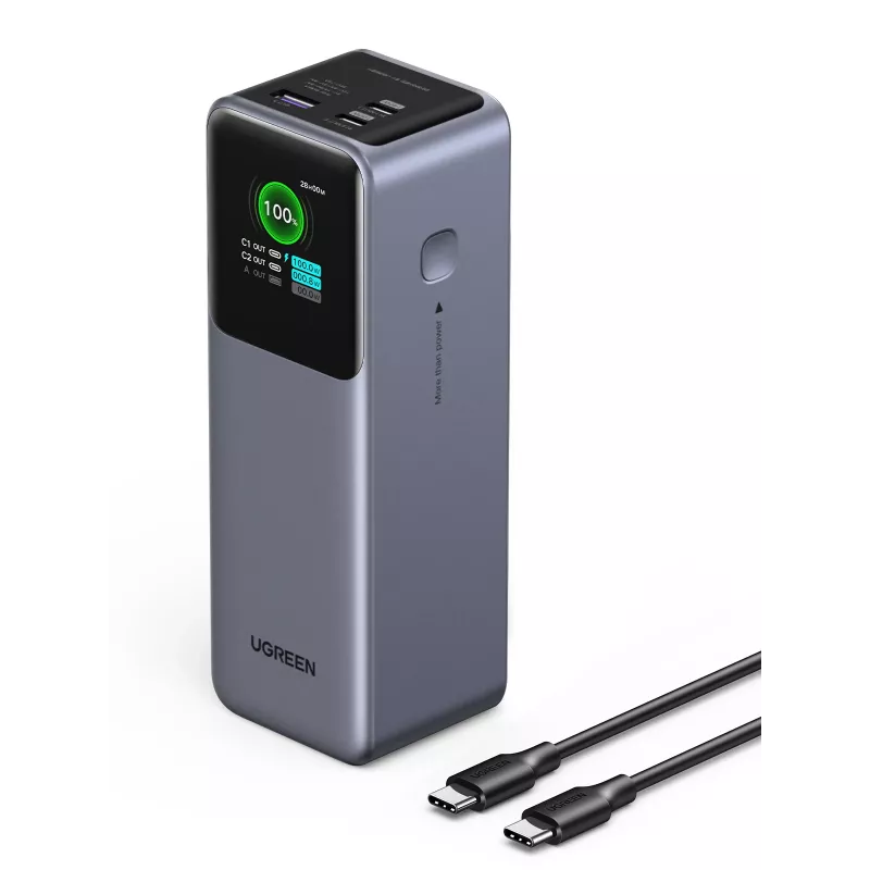 Ugreen 25000mAh 200W kiirlaadimise akupank hall