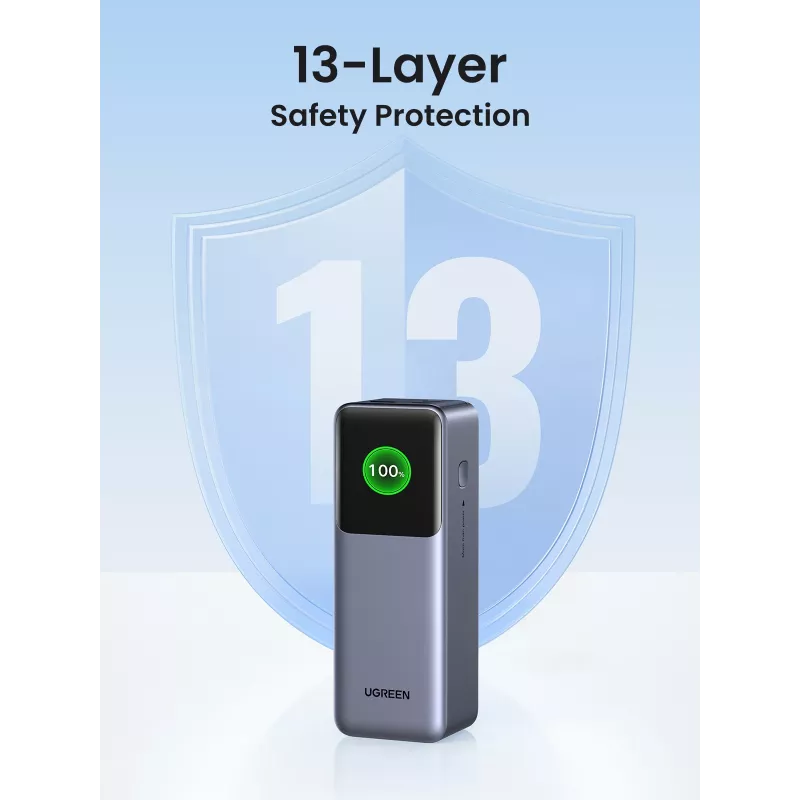 Ugreen 25000mAh 200W kiirlaadimise akupank hall