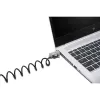 Kensington Slim NanoSaver 2.0 kaasaskantav võtmega lukk, hõbedane-must, 1,8 m