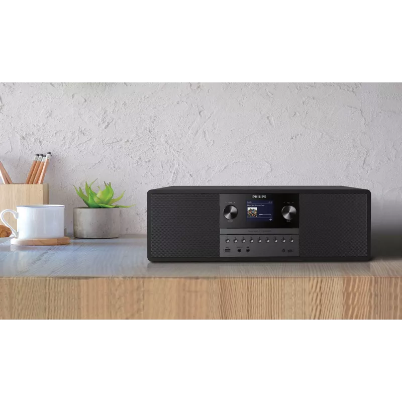 Philips TAM6805 muusikasüsteem internetiraadio, DAB+, Bluetooth, CD, USB ja Spotify Connectiga