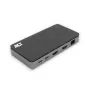 ACT USB-C 4K MST dokkimisjaam 2 HDMI monitorile, Ethernet, USB-C, 3x USB-A, PD läbivoolu ja 1-meetrine eemaldatav ühenduskaabel