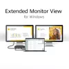ACT USB-C 4K MST dokkimisjaam 2 HDMI monitorile, Ethernet, USB-C, 3x USB-A, PD läbivoolu ja 1-meetrine eemaldatav ühenduskaabel