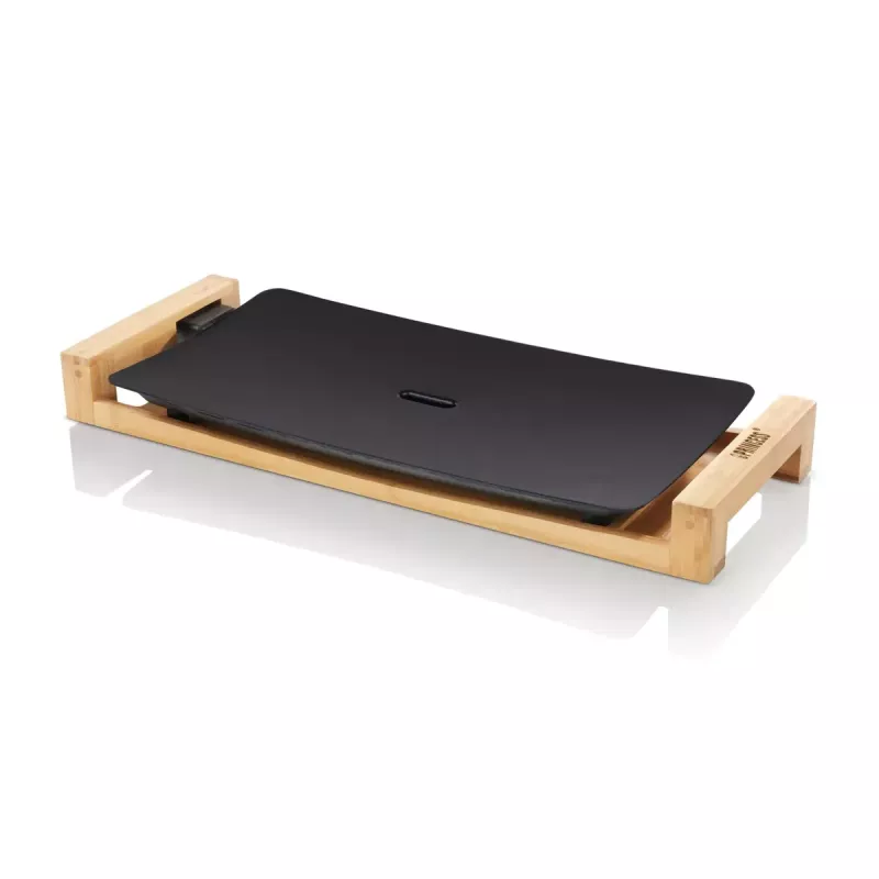 Laudagrill Princess 103026 Table Chef Pure Black alumiiniumist bambusest must 220W
