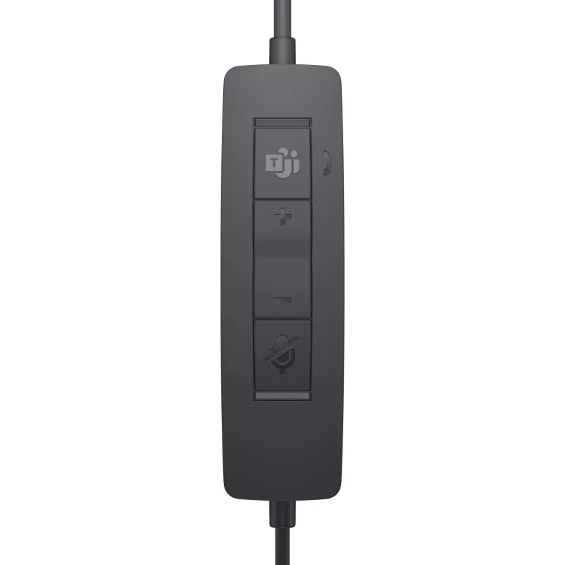 DELL Pro Stereo Peakomplekt - WH3022, juhtmega, kontor/kõnekeskus, 96 g, peakomplekt, must
