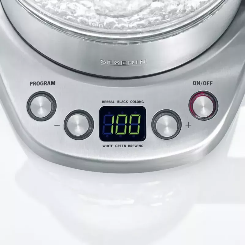 Elektriveekeetja Severin 1,7 L 3000 W Must Roostevaba teras
