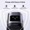 Laadija UGREEN 45775 — sisetingimustes kasutatav vahelduvvoolu juhtmevaba kiirlaadija, universaalne, 1× USB-C, must/hall