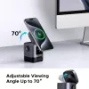 Laadija UGREEN 45775 — sisetingimustes kasutatav vahelduvvoolu juhtmevaba kiirlaadija, universaalne, 1× USB-C, must/hall