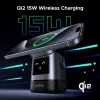 Laadija UGREEN 45775 — sisetingimustes kasutatav vahelduvvoolu juhtmevaba kiirlaadija, universaalne, 1× USB-C, must/hall