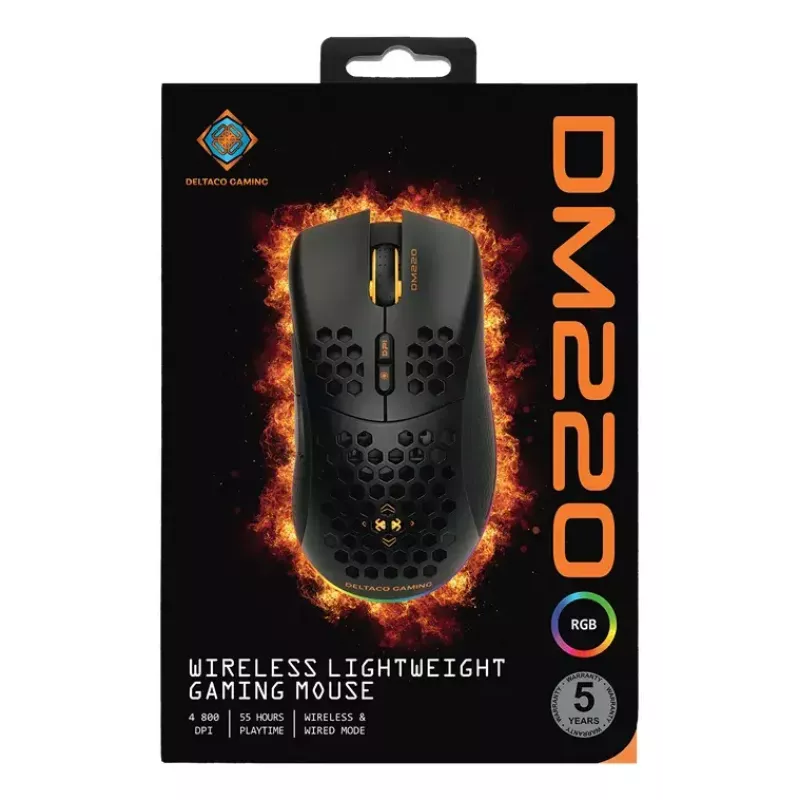 Deltaco GAM-120 RF juhtmevaba USB Type-A hiir