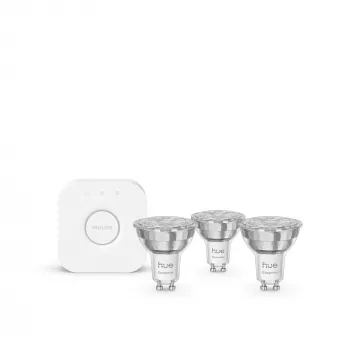 Philips Hue Valge and colour ambience Essential stardikomplekt: 3 GU10 nutipirni (345 lm)
