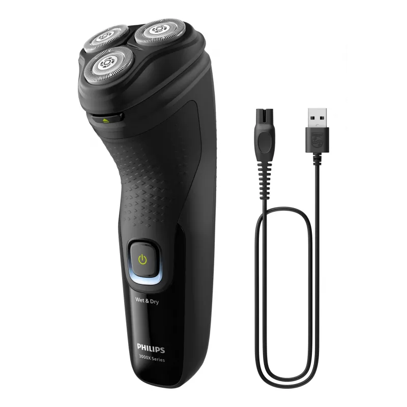 Philips X3021/00 meeste pardel Pöörlev pardel Trimmer Must