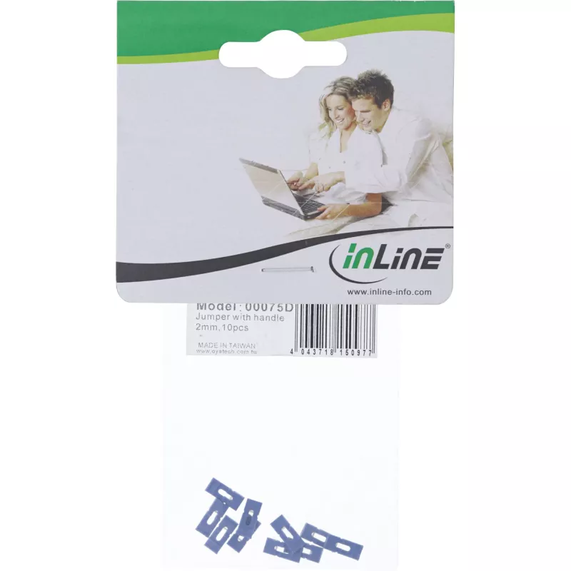 InLine Jumperid klapiga 10 tk vanadele PC/serveri plaatidele ja liidesekaartidele