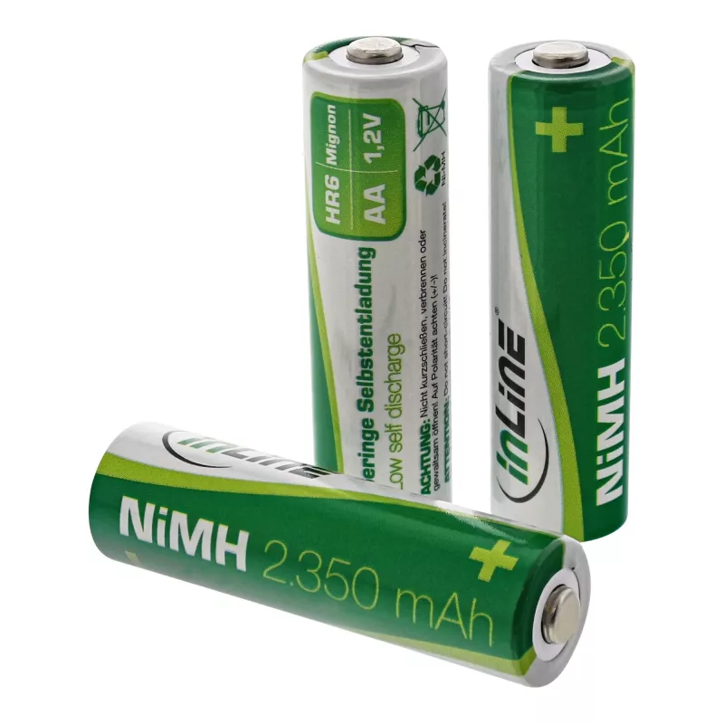 InLine NiMH laetav aku, Mignon (AA), 2350 mAh, kasutusvalmis