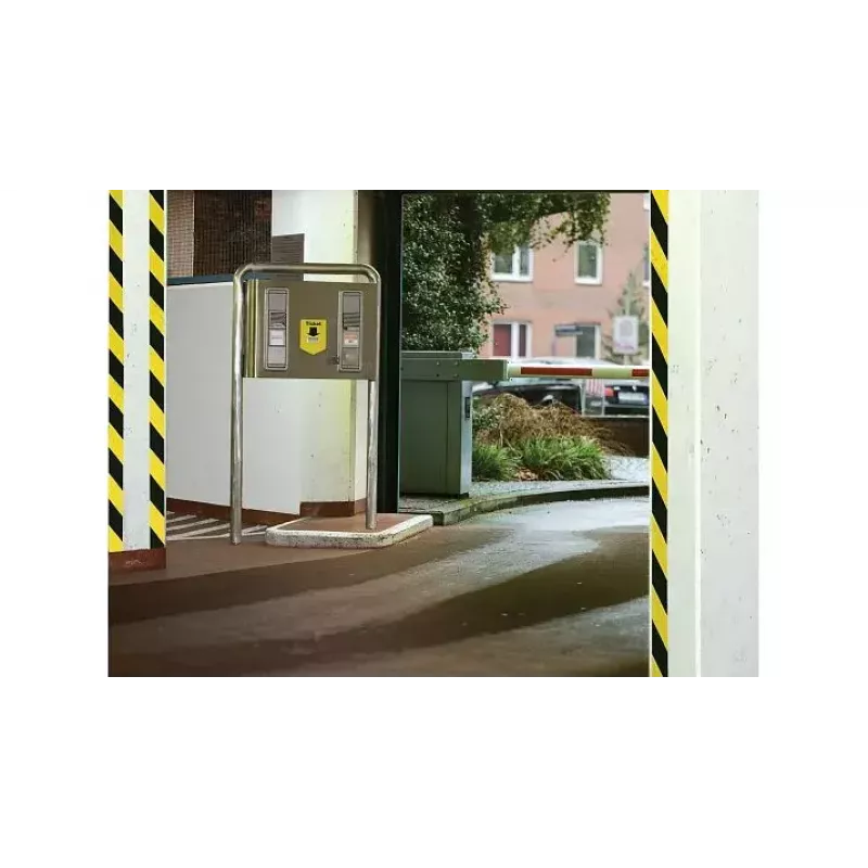 Tõkkelint TESA 58133 Must Kollane 66m