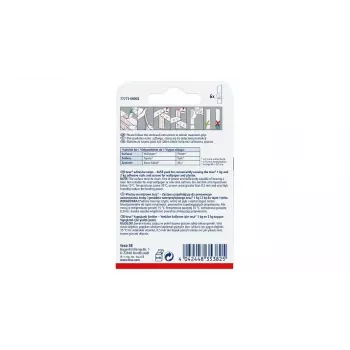 Universaalne konks TESA 77771 siseruumidesse valge 6 tk