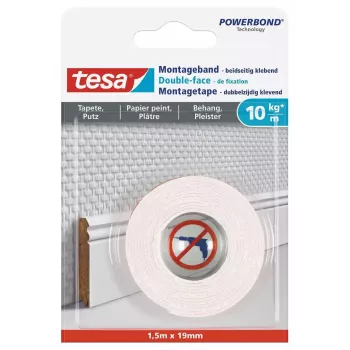Kinnitusteip TESA 77742-00000 1,5 m Valge 19 mm