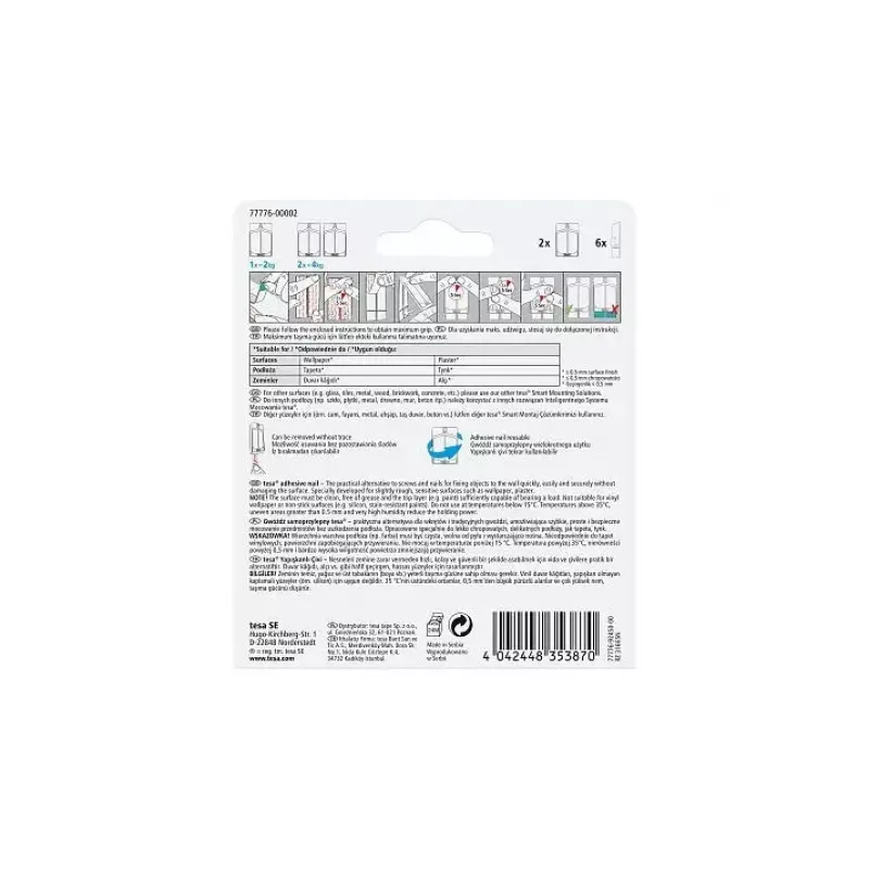 Utility hook TESA Adhesive Nail 77776-00000-00