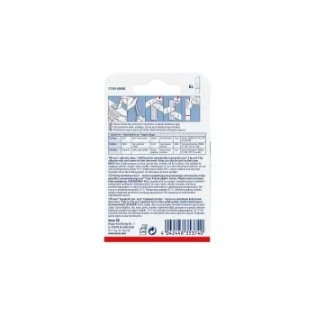 Universaalne konks TESA 77761 siseruumidesse valge 6 tk