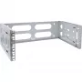 Seinale paigaldatav riiul InLine 19 tolli 4U 24-40cm sügavusega hall