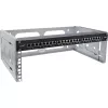 Seinale paigaldatav riiul InLine 19 tolli 4U 24-40cm sügavusega hall