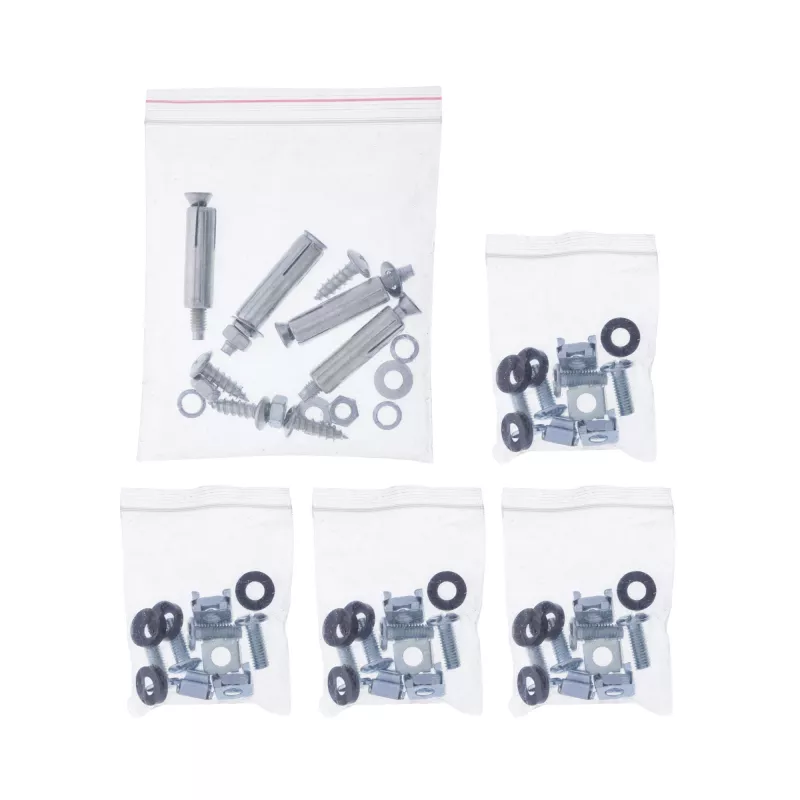 InLine 19-tolline riiul lauaaluseks paigalduseks, 4U, must