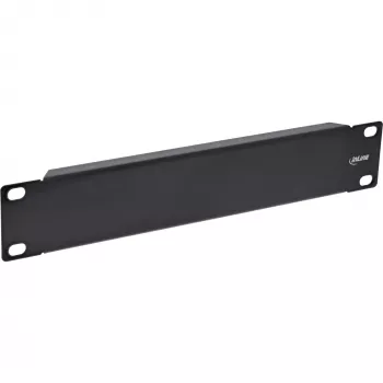 InLine 10-tolline pimepaneel, 1U, RAL 9005 must