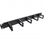 Kaablihalduspaneel InLine 19110O 19 tolli must metall 5 kronsteiniga