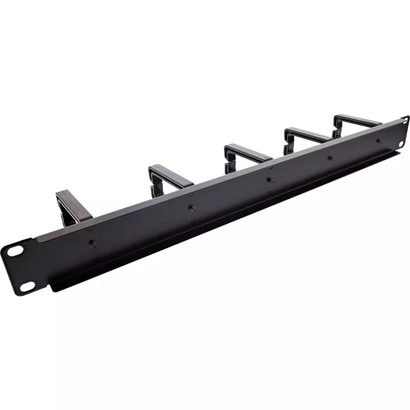 Kaablihalduspaneel InLine 19110O 19 tolli must metall 5 kronsteiniga