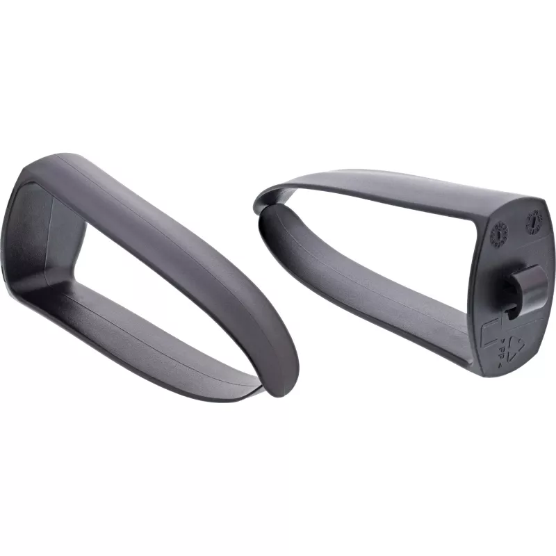 InLine 19-tolline kaablihalduspaneel, 9 plastklambrit, eemaldatavad, RAL9005 must