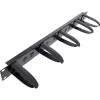 InLine 19-tolline kaablihalduspaneel, 5 eemaldatavat plastklambrit, RAL 9005 must